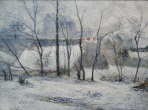 冬の風景 作： Paul Gauguin